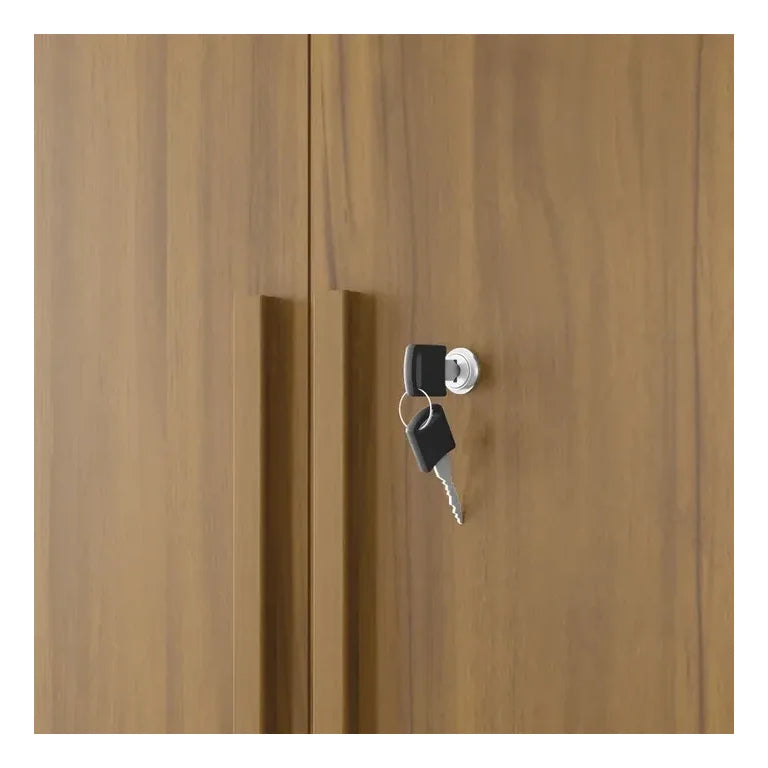 Kit 3 Peças 1 Mesa em L 2 Gavetas 3 Portas 2 Armários Espresso Móveis Freijó