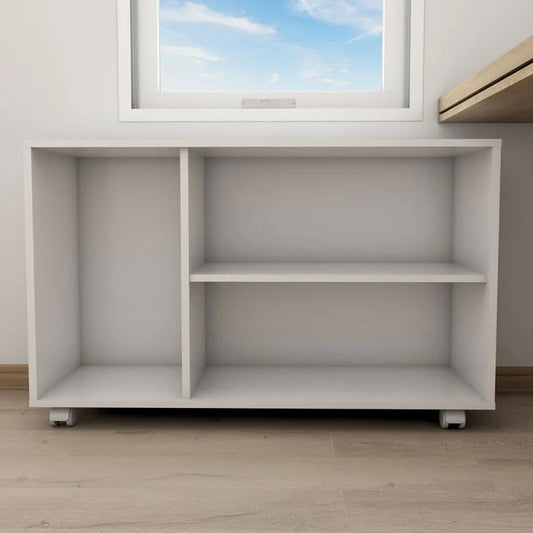 Armário para Escritório Coral 3 Portas 1 Prateleira Branco - Panorama Móveis Branco