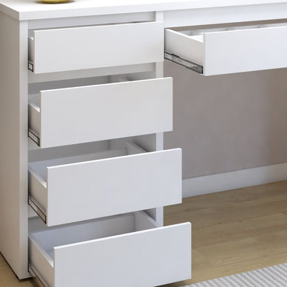 Escrivaninha 5 Gavetas 100% MDF Berlim Yescasa Branco