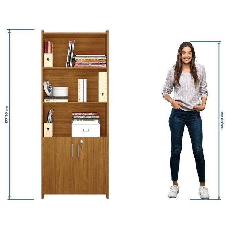 Kit 3 Peças 1 Mesa em L 2 Gavetas 3 Portas 2 Armários Espresso Móveis Freijó