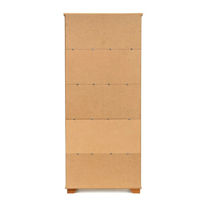 Armário Multiuso Pés e Tampo em Madeira Maciça Ananda CabeCasa MadeiraOriginals Off-white/Mel